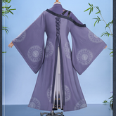 Where Winds Meet (2025) Guyun Sect Purple Set Wuxia Hanfu Outfits Cosplay Costume